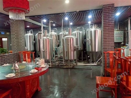 山东豪鲁酒店精酿啤酒设备 酒饮料生产线