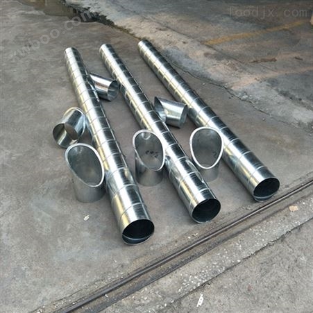 九江风管厂专业生产白铁螺旋风管及配件马鞍