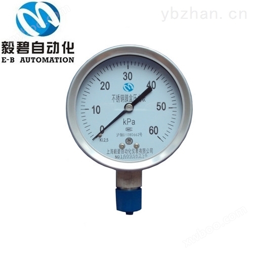 YE- 153上海膜盒压力表