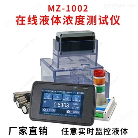 MZ-2001在线液体浓度，比重，密度检测仪在线DMAC折光仪