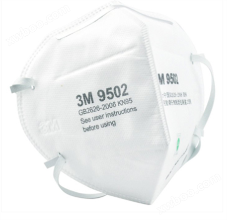 3M9502KN95防尘口罩折叠头带式口罩