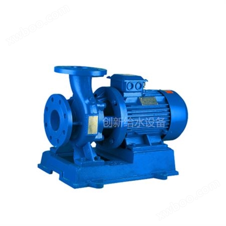 ISW卧式管道离心泵增压力清水循环热水泵单级单吸高楼层加压380V