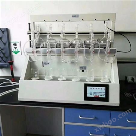 河北智能一体式蒸馏仪GY-ZNZLY-6  6位化验室蒸馏水仪器