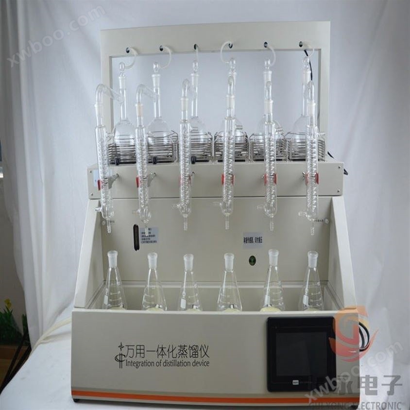 河北智能一体式蒸馏仪GY-ZNZLY-6  6位化验室蒸馏水仪器