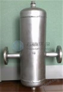 304不锈钢法兰挡板式汽水分离器气液分离器