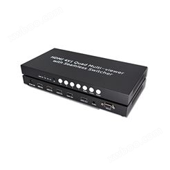 HDMI4进1出无缝切换器/画面分割器带音频分离输出RS232控制OY-HDMI0401M