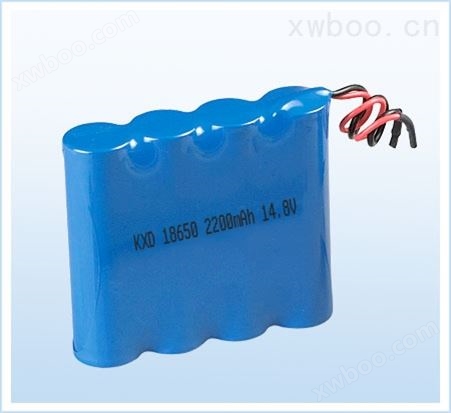 圆柱锂电池组18650-4S-2200mAh