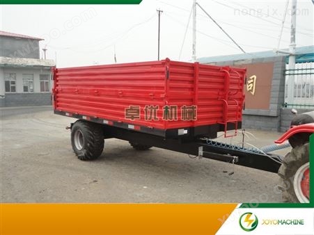 生产山东卓优5吨后卸农业拖拉机拖车价格
