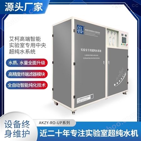 AKZY-RO-UP系列水处理系统 四川艾柯实验室超纯水设备