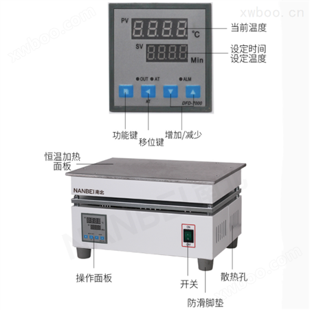 HD-350系恒温数显石墨电热板实验室加热板