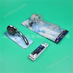 厂家定制PVC透明吸塑包装，用于包装牙刷头淋浴喷头